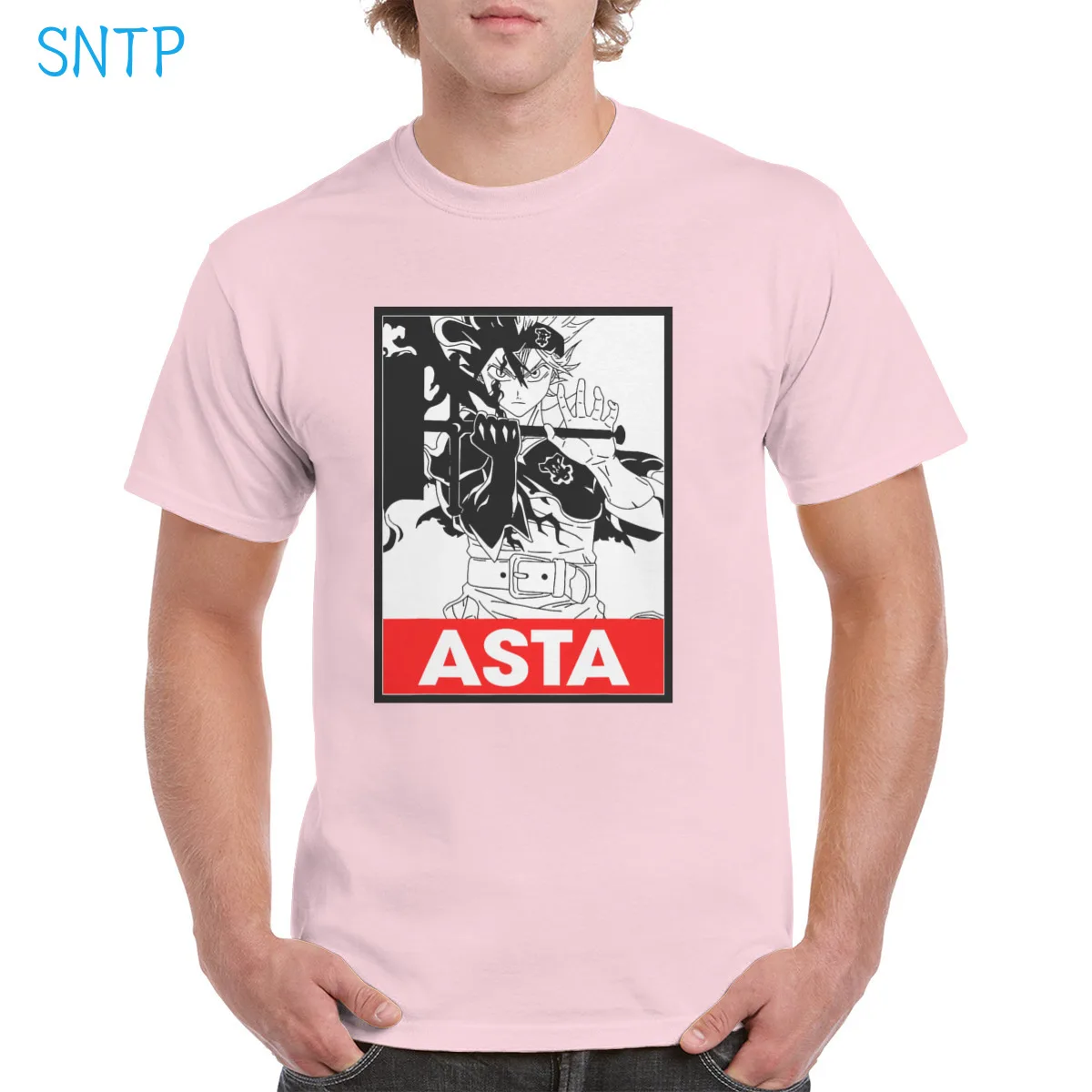 

Retro Clover Anime Black Japanese Manga Asta Costume Holiday t shirt Cotton Harajuku aesthetics graphic Oversized Top Female/Man