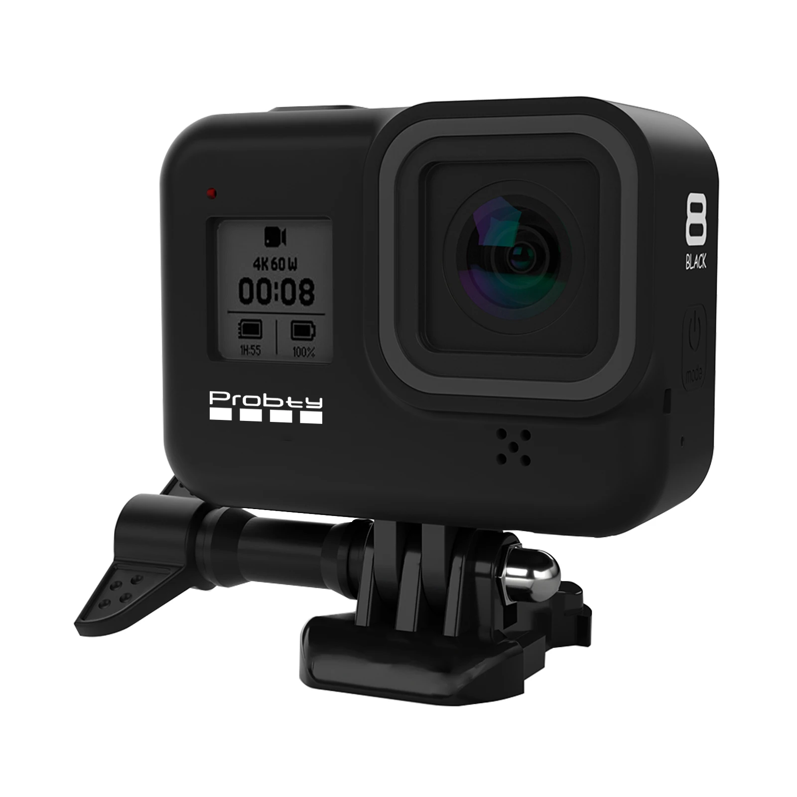 Мягкий силиконовый чехол Probty с ручкой для GoPro Hero 8 аксессуары камеры | Электроника