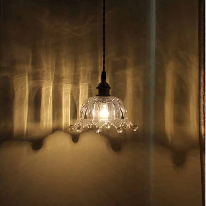 Европейская люстра в минималистичном стиле стеклянная подвессветильник ПА для