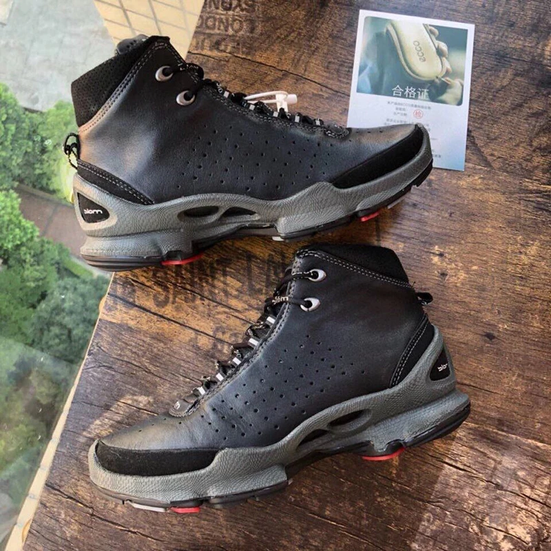 Ботинки для гольфа мужские из натуральной кожи Нескользящие | Спорт и