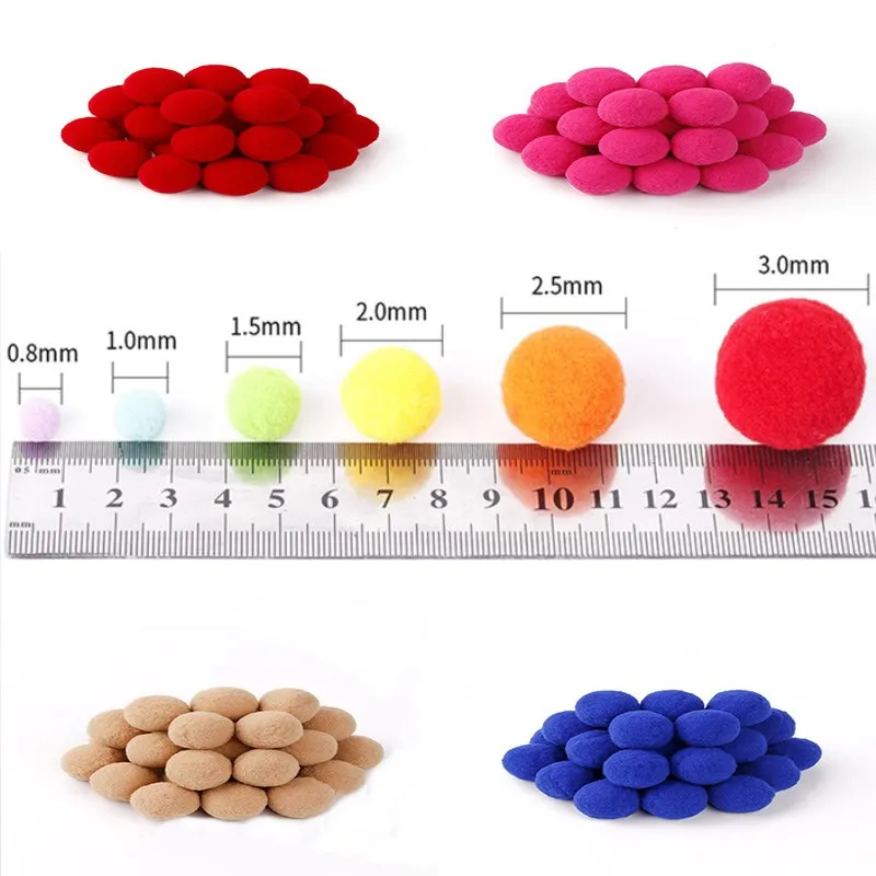 Высокоэластичный плюшевый шар поделки сделай сам рандомный помпон ручной работы