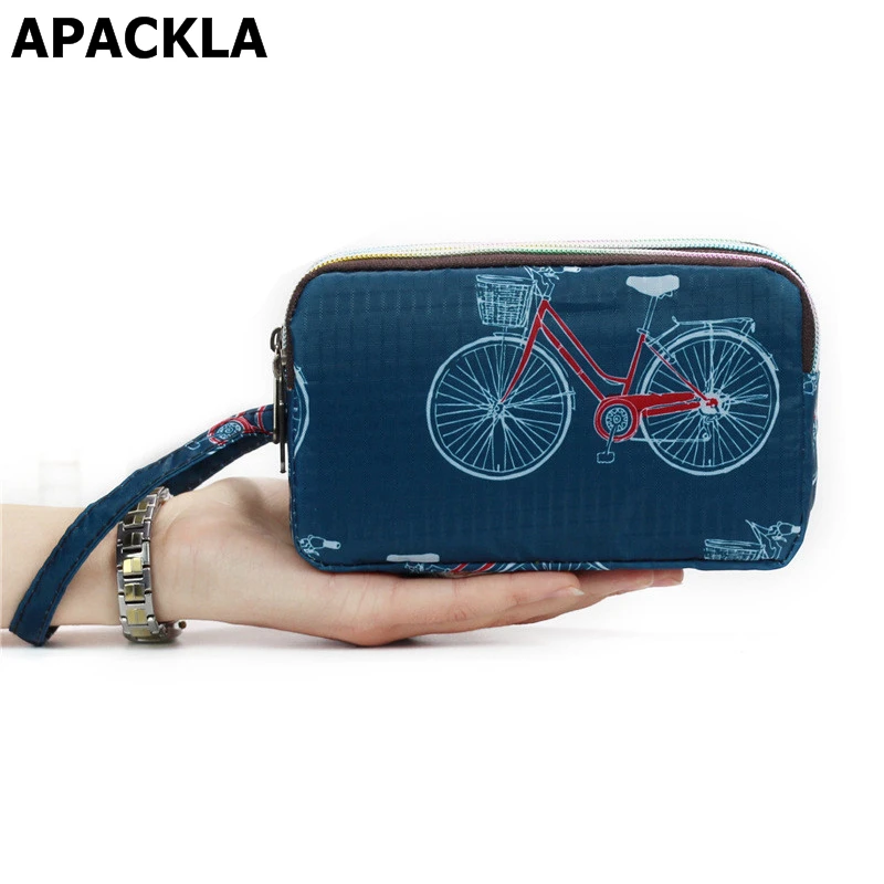 APACKLA Для женщин косметичка печать Макияж сумка предметы для Дизайнерская