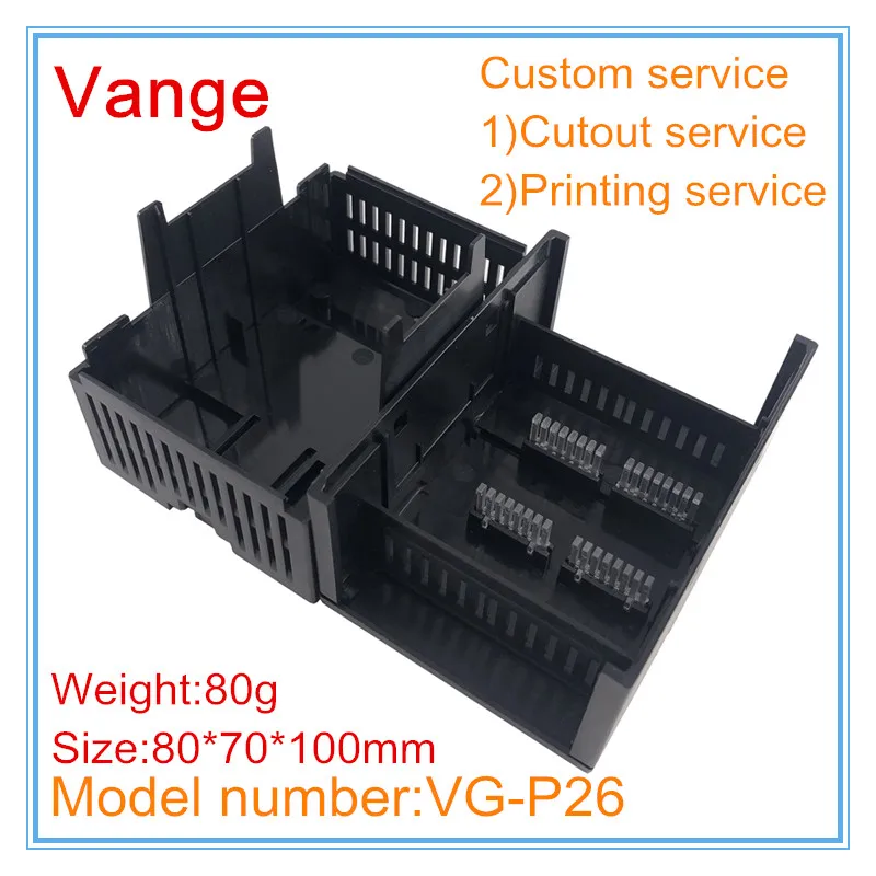 1 шт./лот пресс-форма экструдированная проекционная коробка 80*70*100 мм Черные
