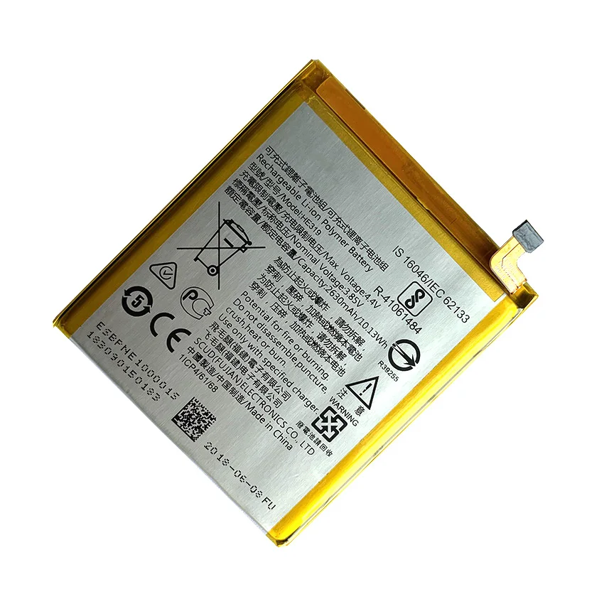 HE319 2630mAh аккумулятор для Nokia 3 TA-1020 1028 1032 1038 новое производство Высококачественная батарея