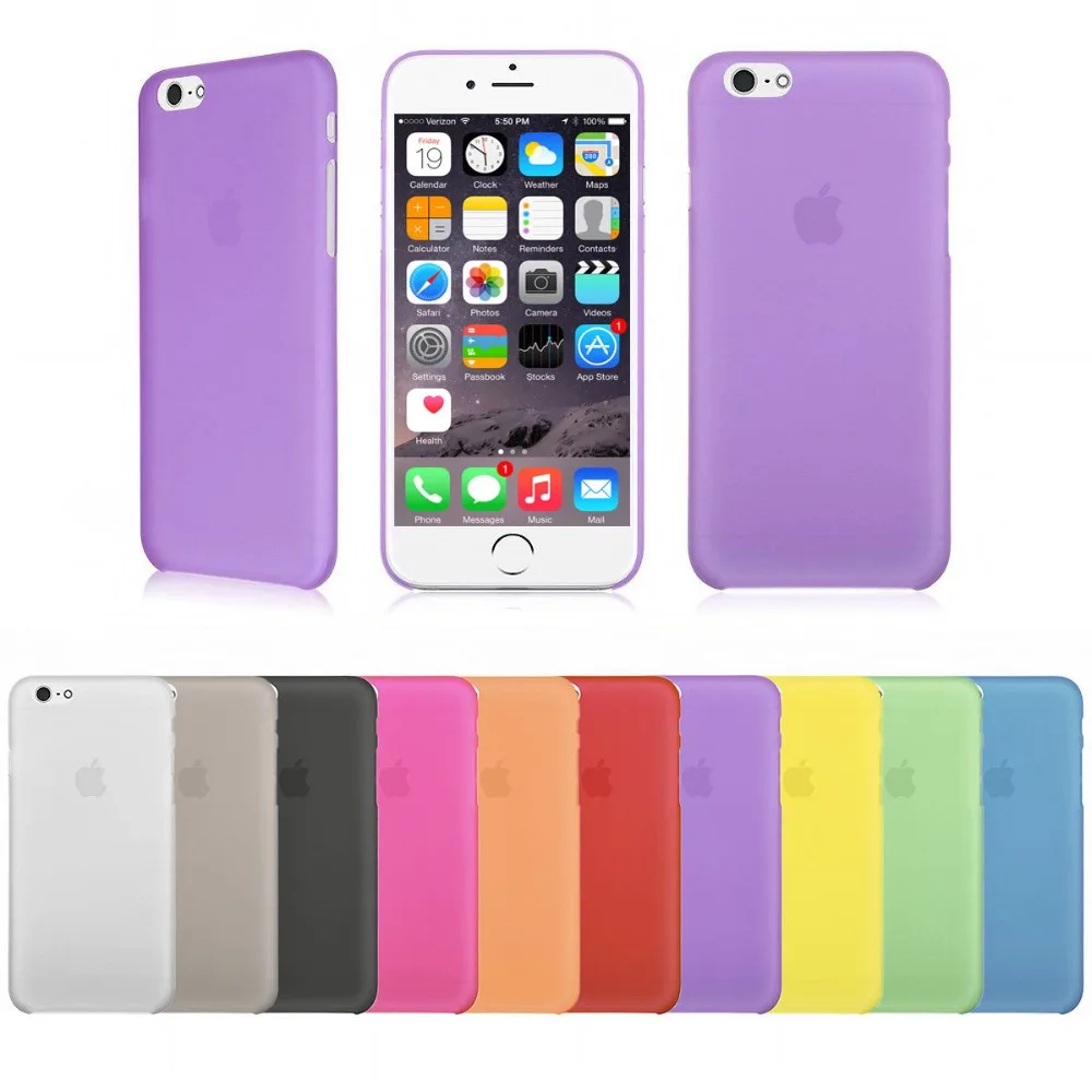 Тонкий жесткий пластиковый чехол ярких цветов для iPhone 7 8 телефона X XR XS 6 6S Plus 5 5S SE 5C