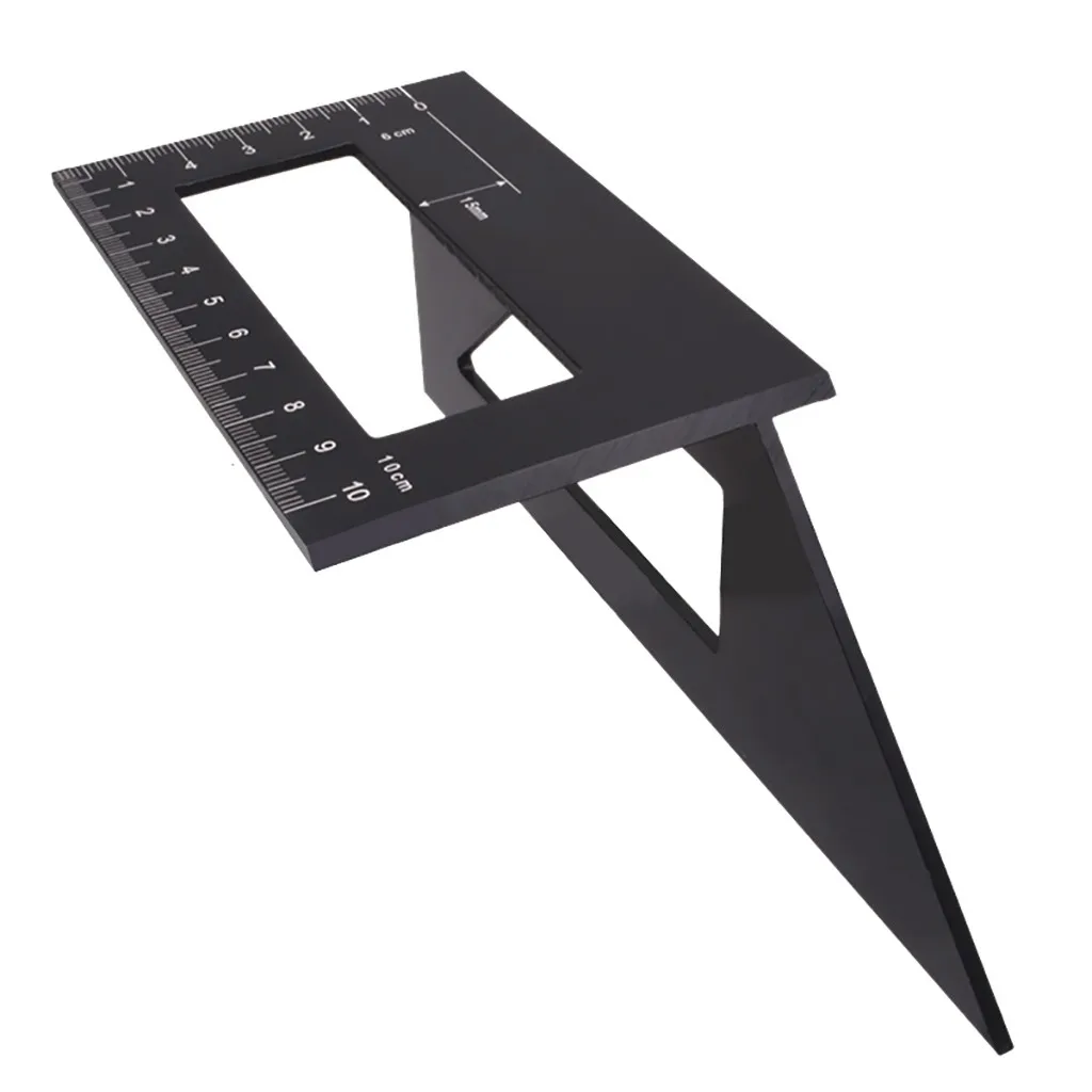 Многофункциональная угловая линейка измерительная алюминиевая