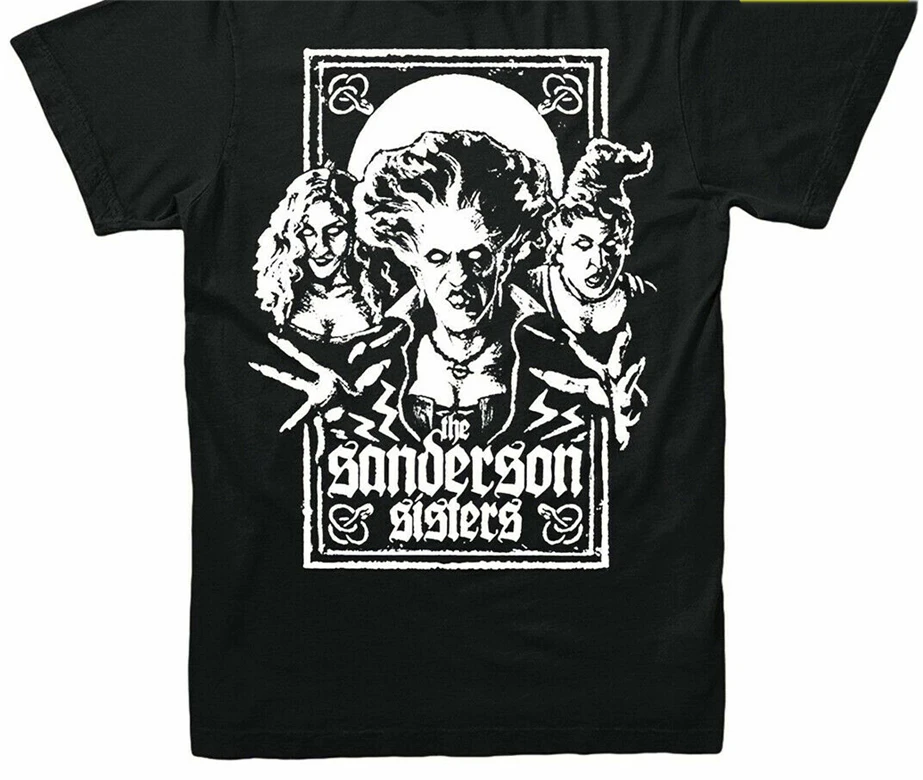 Sanderson Sisters футболка отряд фокус покус ведьма Хэллоуин Ретро футболка| |