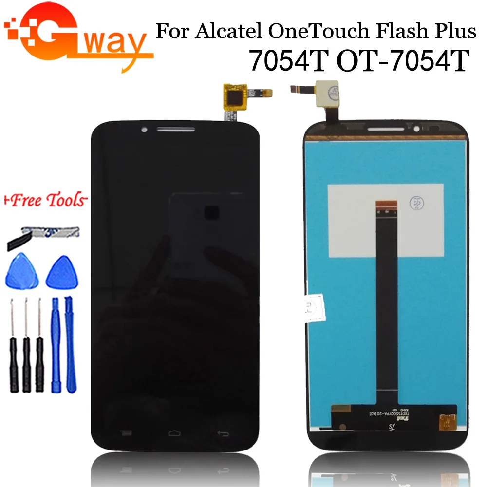 Для Alcatel one touch Flash Plus 7054T OT7054T OT OT7054 ЖК дисплей + кодирующий преобразователь