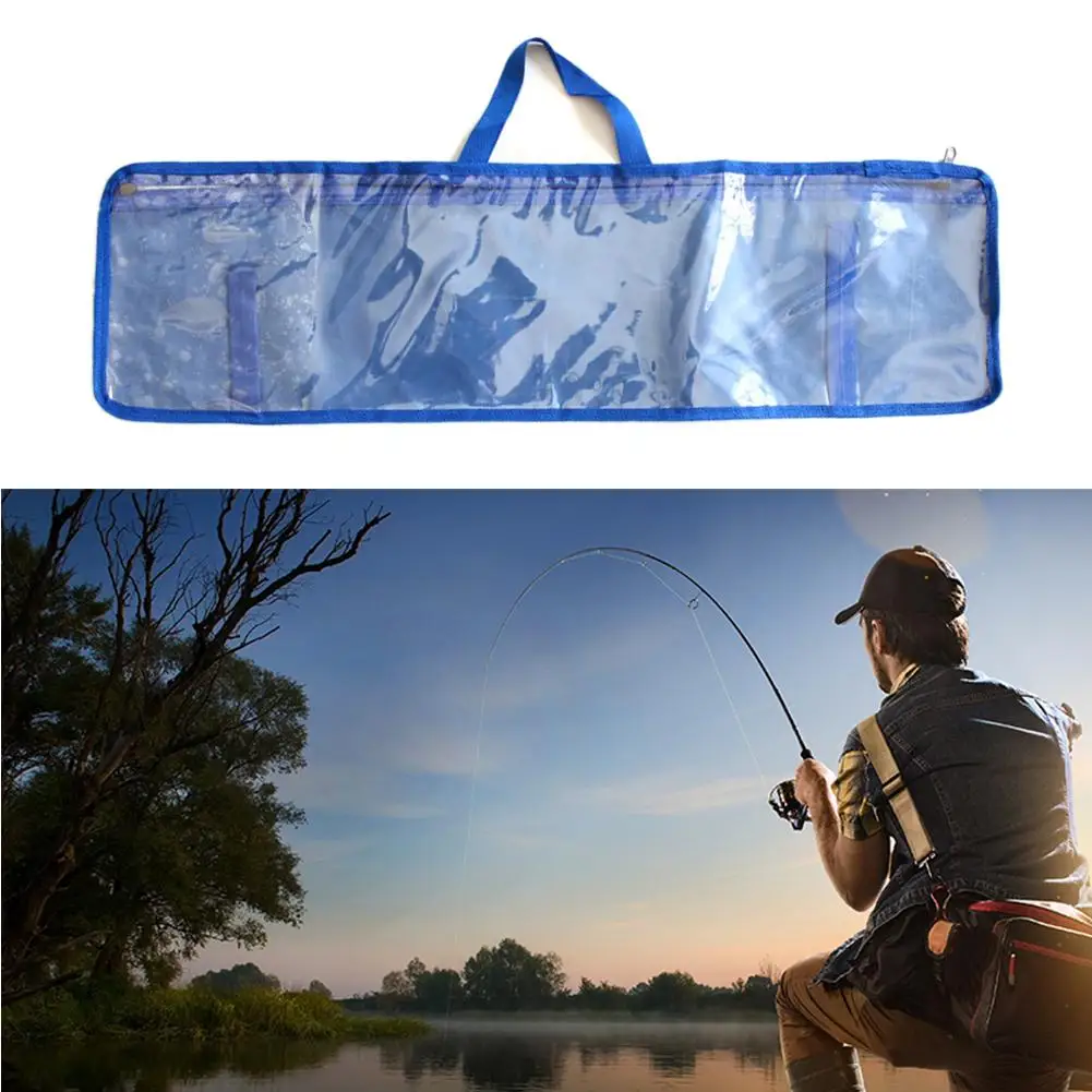 Треугольная или прямоугольная сумка для рыбалки прозрачная Рыболовная Сумка