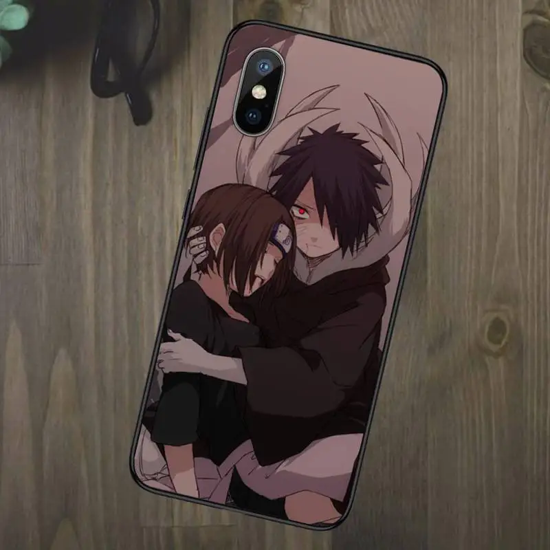 

Obito and Rin Naruto Anime cartoon Phone Case for iPhone 11 12 mini pro XS MAX 8 7 6 6S Plus X 5S SE 2020 XR