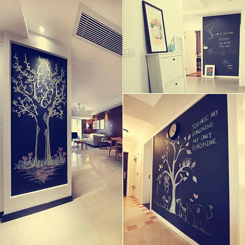 

Erase Whiteboard Sticker Wall Decal Self-adhesive White Board Peel Stick Paper for School AS99