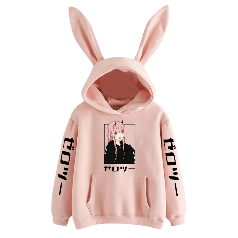 Женская толстовка в стиле аниме darling in the franxx милый костюм Харадзюку для косплея