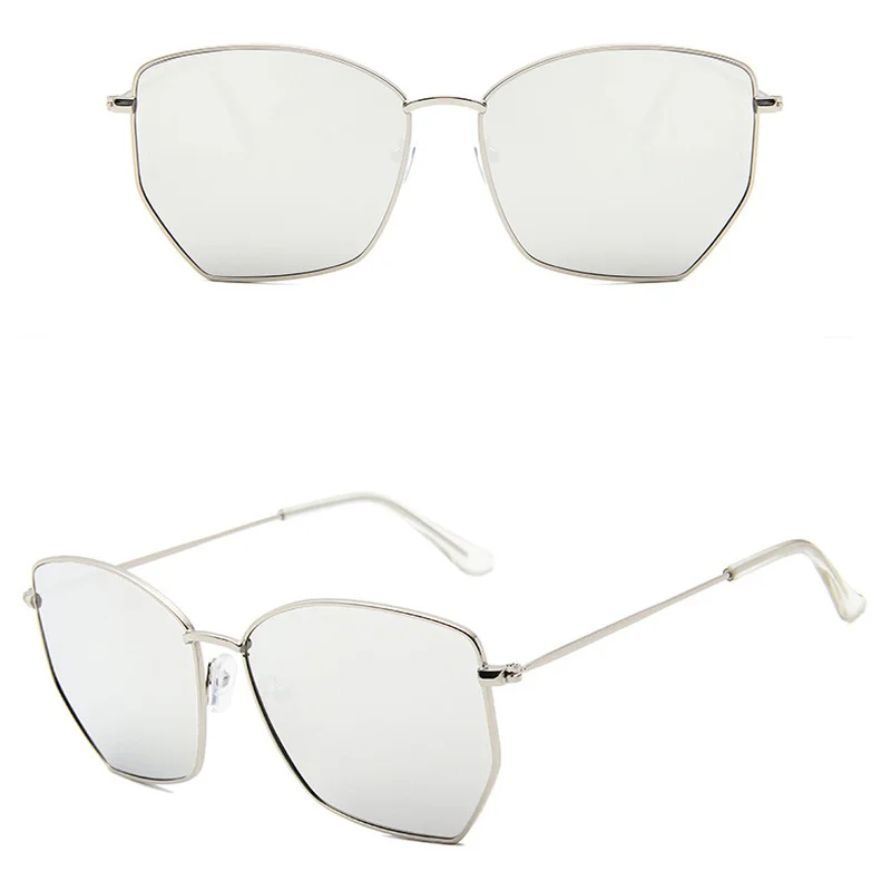 Женские и мужские винтажные солнцезащитные очки брендовые затемненные в ретро стиле с маленькой
