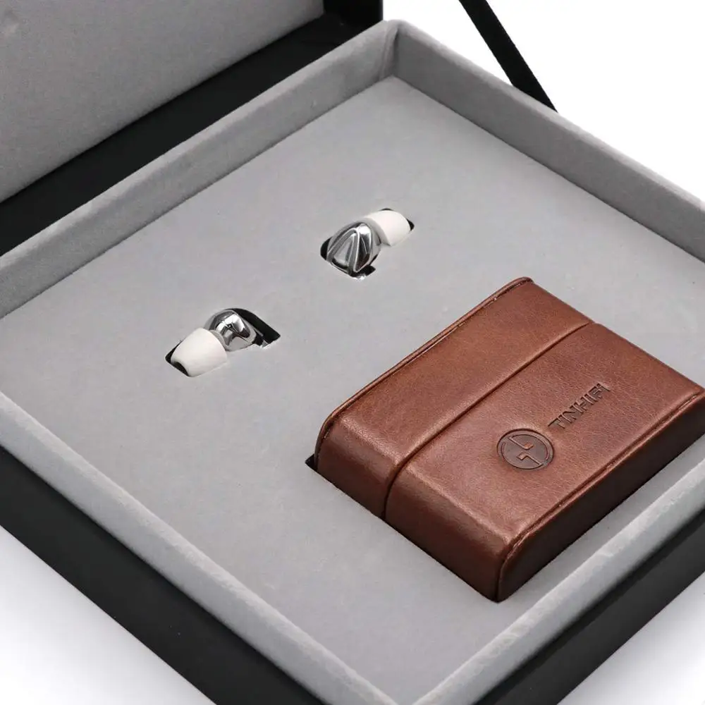 Плоские наушники-вкладыши TIN HiFi P1 10 мм со съемным кабелем MMCX для музыкантов