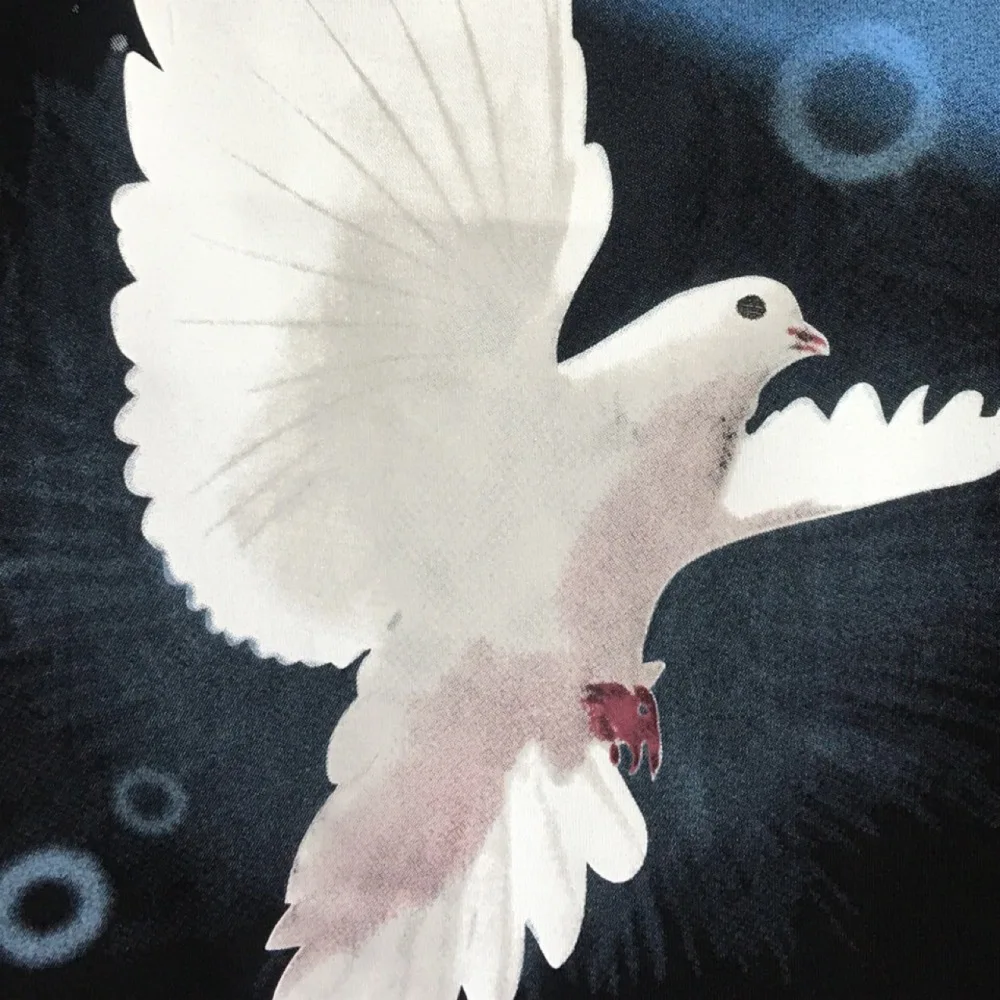 

Hoodies Unisex Peace Dove Star Rainbow Printed Men's Hoodie Male Streetwear Fashion Casual Sweatshirt Coat