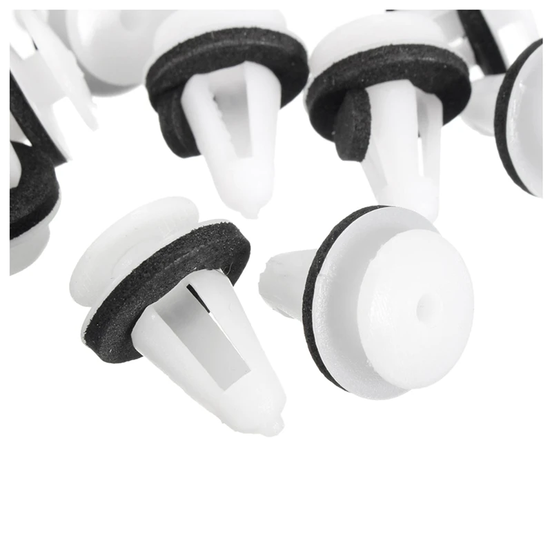 

10x Car Body Side Door Trim Card Fastener Retainers Panel Clamp Clips For VOLVO