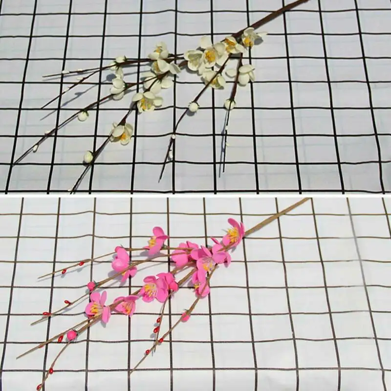 Искусственный цветок 12 головок комнатное растение зимний жасминовый