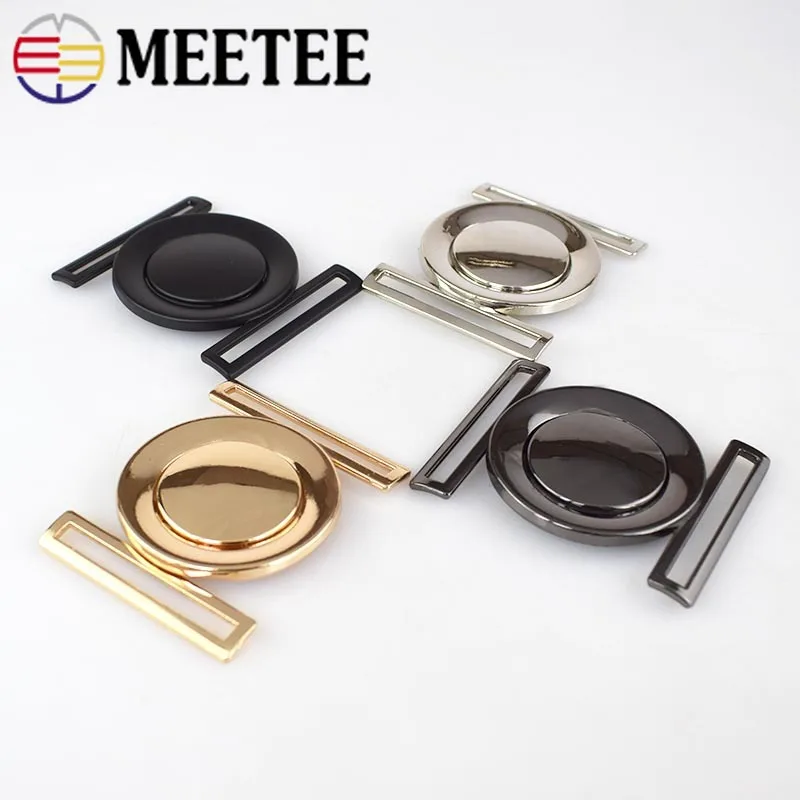 Meetee 2pcs 50mm Belt Buckle Coat Windbreaker Down Jacket Garment Coats Clothes Sewing Buttons DIY Bag Accessories BD244 | Дом и сад