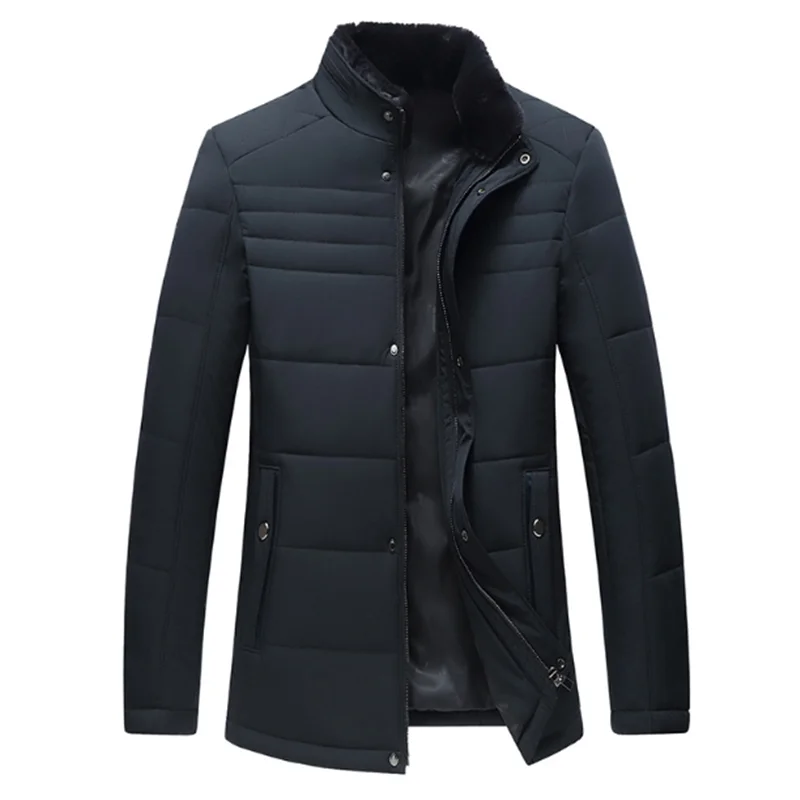 

2020 Winter New Men's Business Casual Fashion Thin Warm Cotton Jacket Clothing Casaco Jaqueta Masculina Kleding Vestiti Invierno