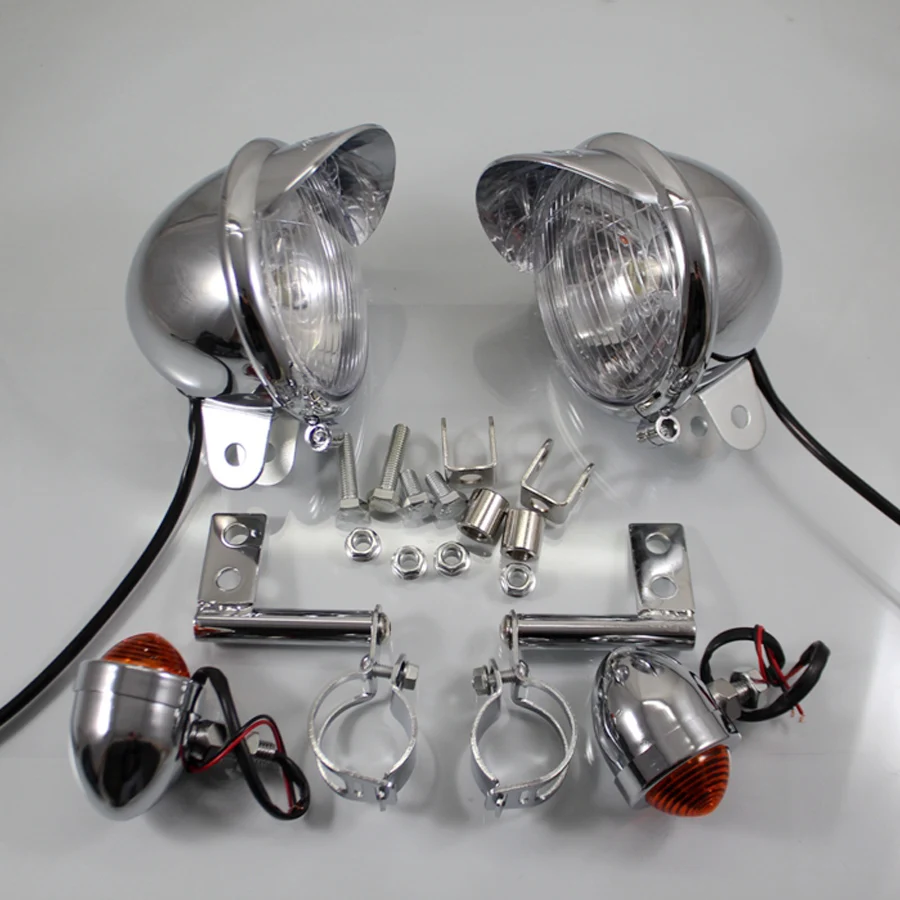 1 комплект Универсальный мотоциклетный светильник для указателей поворота