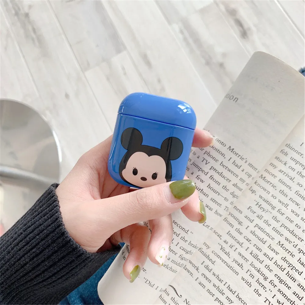 Q UNCLE Мультфильм Роскошные Чехлы для Apple Airpods мини портативные наушники чехол для Apple Airpod2 силиконовые Любовь Сердце сумка для наушников