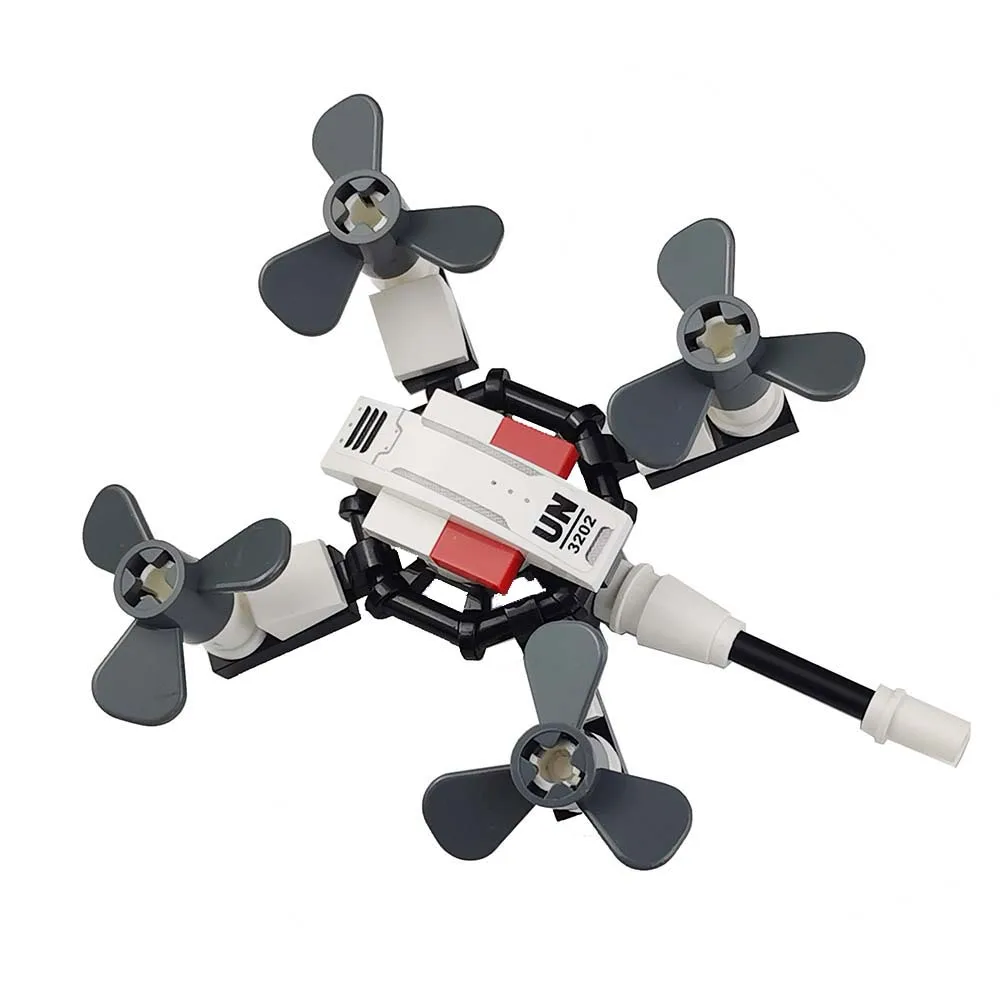 Просветить строительные блоки для детей по силы гром Миссия горой 128 шт.