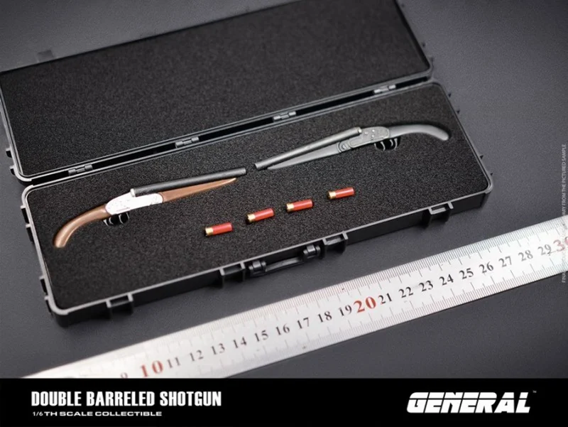 

In Stock GENERAL GA-008 1/6 Scale Double Barreled Shotgun non-fired Model For Usual Doll Soldier Accessories