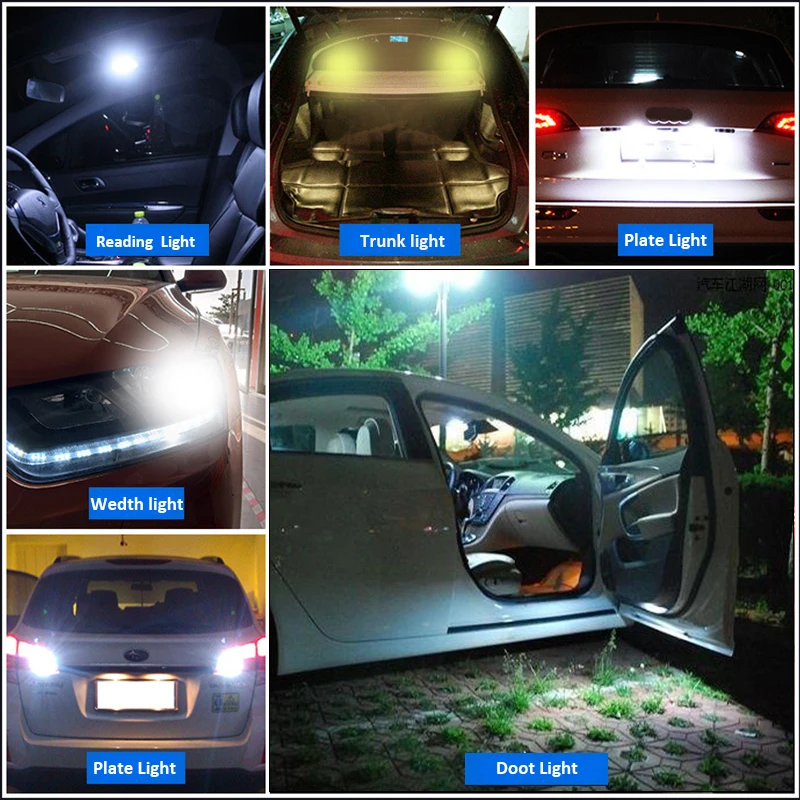 Супер яркий 24 SMD 4014 ВОДИТЬ Автомобиль светильник 12V w5w T10 светодиодных фар для авто