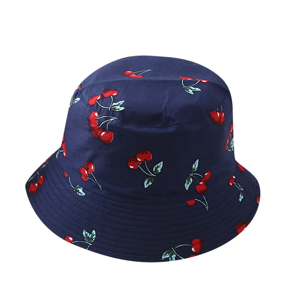 

Toddler Lovely Children Wearing Summer Visor Folding Fishing Bucket Double-sided Hat Baby Hat Newborn Photography Props