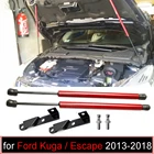 2 шт., передние амортизационные стойки для капота Ford Kuga  Escape 2013-2019, из углеродного волокна