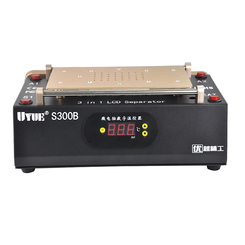 UYUE S300B 3 In 1 Middle Frame Separtor Machine Bezel Built-in Vacuum For LCD Refurbish Repair 7 Inch