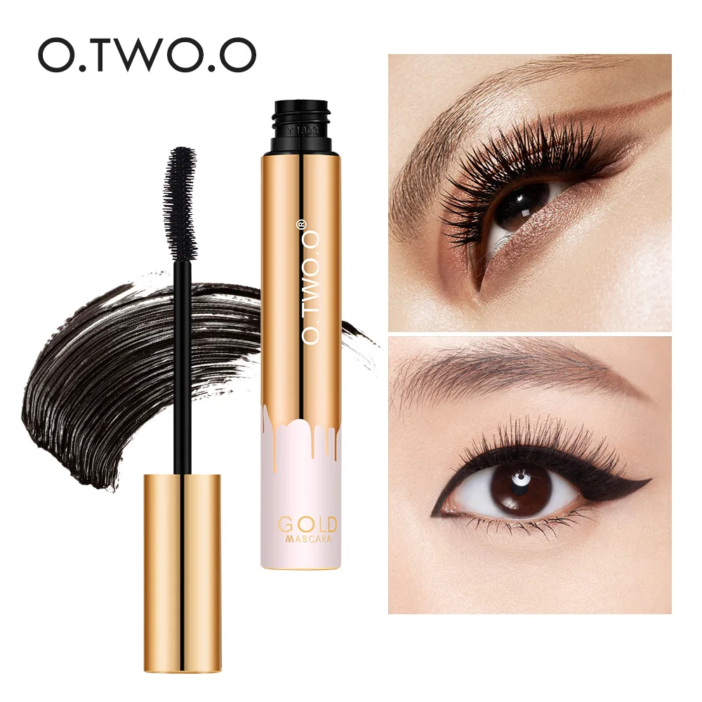 

O.TWO.O Mascara Makeup Dense Lengthen Black Eyelash Extension Eye Lashes Brush Beauty Makeup Long-wearing 3D Mascara Cosmetics