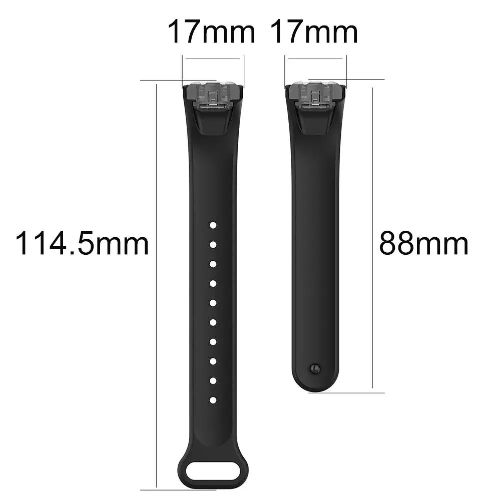 Одноцветный браслет ремешок спортивные часы для Samsung Galaxy Fit SM R370 силиконовый