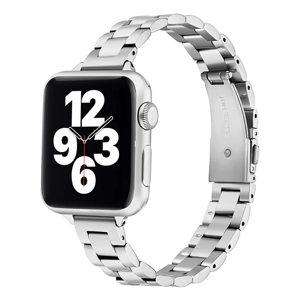Ремешок из нержавеющей стали для Apple Watch 38 мм 40 42 44 | Наручные часы