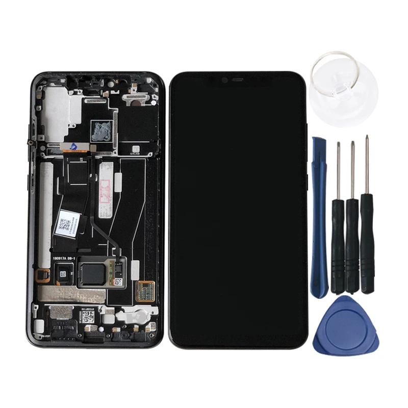 M& Sen ЖК-рамка для Xiao mi 8 Pro mi 8 Pro Встроенный экран отпечатков пальцев AMOLED ЖК-дисплей рамка+ сенсорный экран дигитайзер