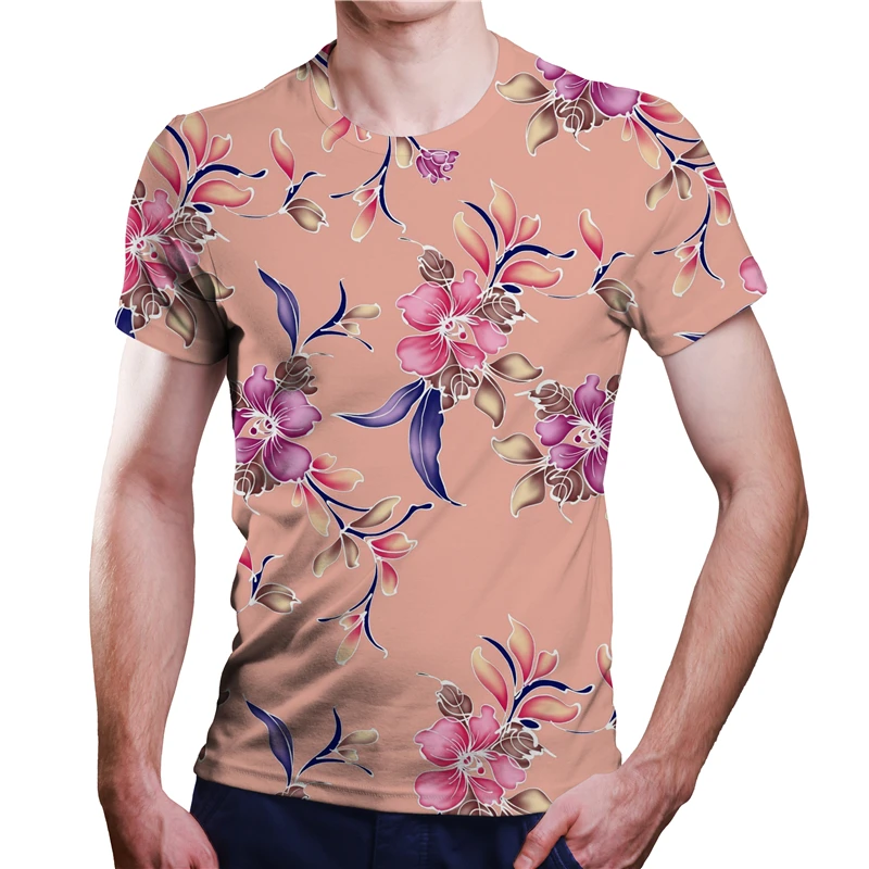 

2021 Diverse Printing 3D Printing Summer New Men'S Fashion Short-Sleeved Shirt Harajuku Casual Top Oversized T-Shirt 110-6XL