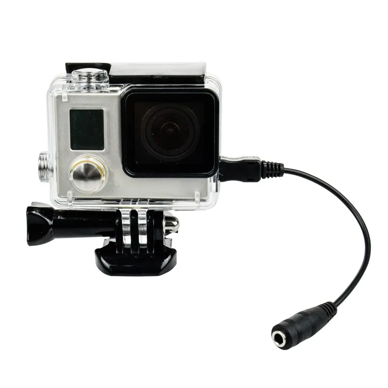 Черный Мини USB на 3 5 мм разъем Кабель микрофонный кабель для передачи Gopro Hero +