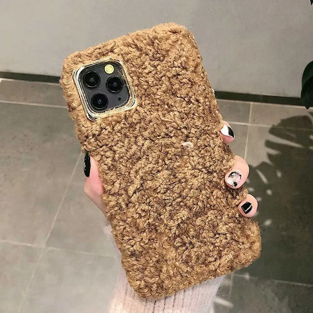 LLZ.COQUE зимний пушистый чехол для телефона с собакой IPhone X XS XR 11 Pro Max 7 8 6 6s Plus Squishy