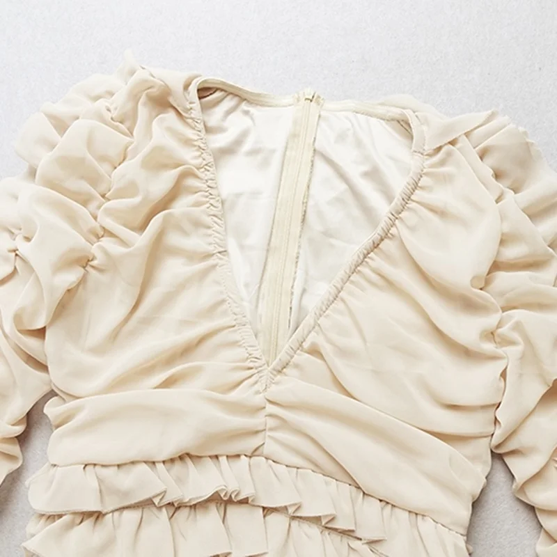 VC все бесплатная доставка 2020 горячее новое поступление оборки дизайн с длинными