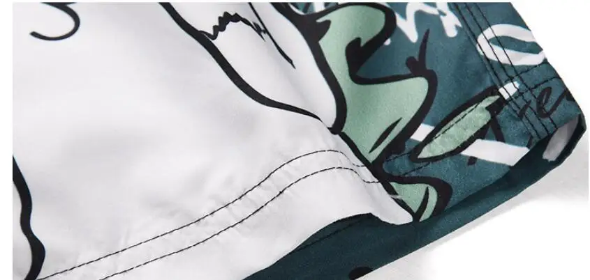 Шорты мужские пляжные быстросохнущие с принтом модные повседневные свободные