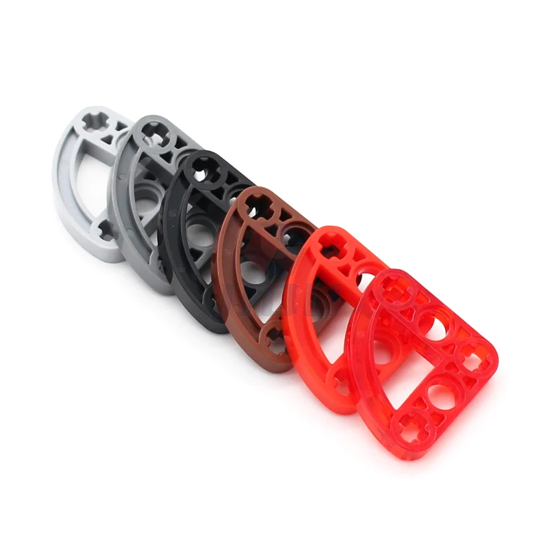 High-Tech Parts 3x3 L-Shape Quarter Ellipse Thin Liftarm 32249 Off-Road Construction Car Model Set Bulk Accessory Building Block |