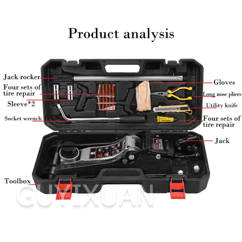 

Steel plate thickening jack Horizontal hydraulic oil pump jack Manual Change tire tools reparing Family car SUV jack