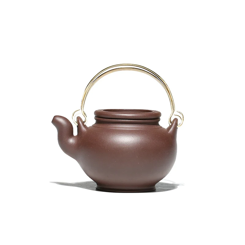 

Yixing purple clay teapot handmade teapot raw ore purple clay tea set small capacity household teapot