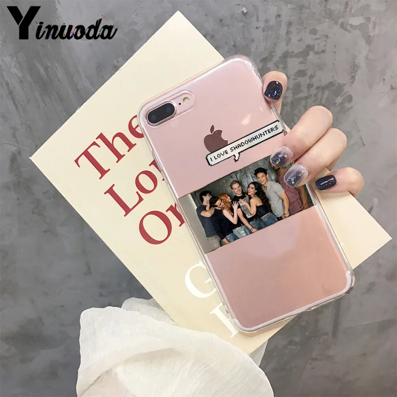 Yinuoda Shadowhunters Pattern Rubber Phone Accessories Cover for iPhone X XS MAX 6 6s 7 7plus 8 8Plus 5 5S SE XR 11 pro max - Цвет: 7