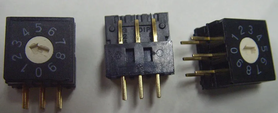Оригинальный цифровой кодировщик DIP RV3A 10R V B side bit 0 9 переключатель кода модуляции