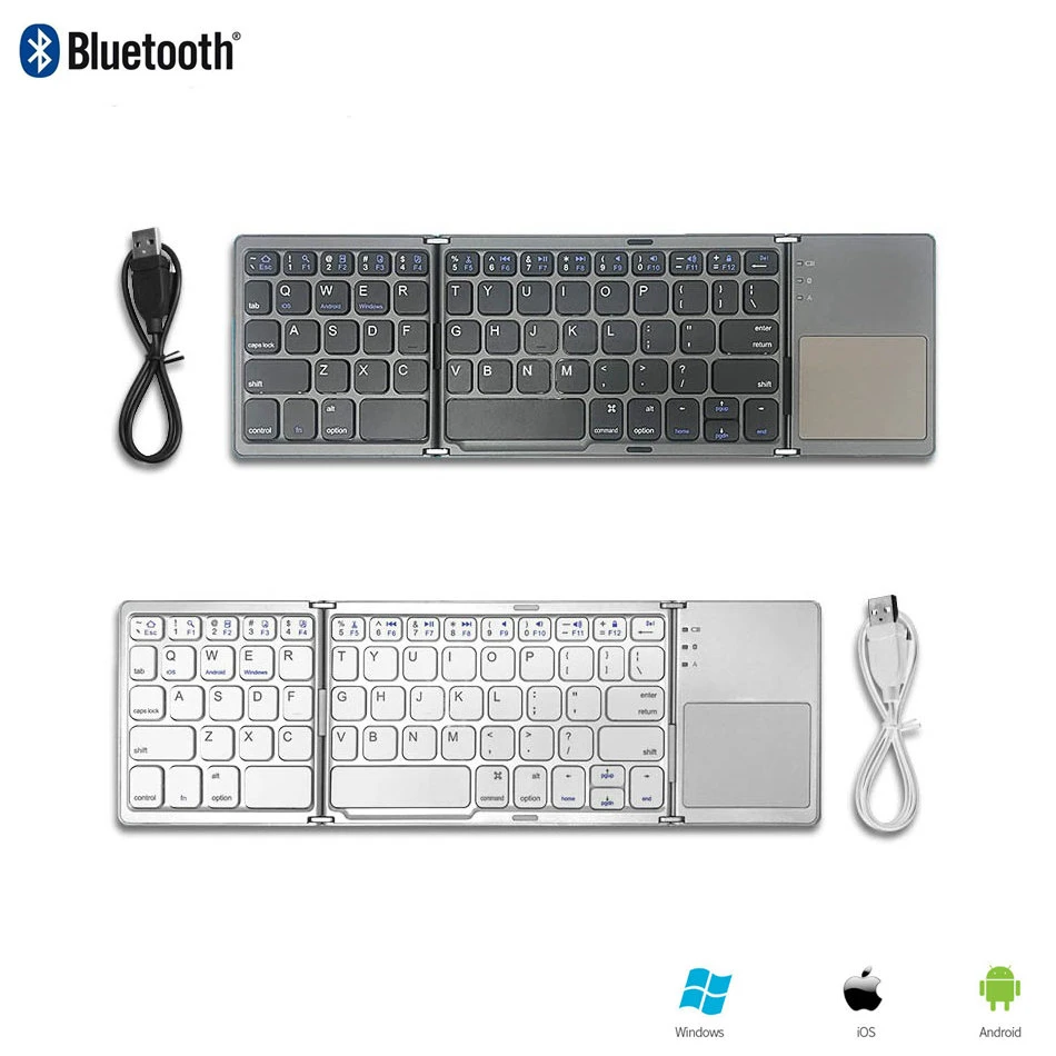 CHYI Bluetooth клавиатура мини беспроводная складная офисная игровая планшет с