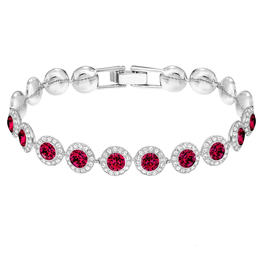 Новый золотистый браслет MANDY с голубыми кристаллами|Цепочки и браслеты| |