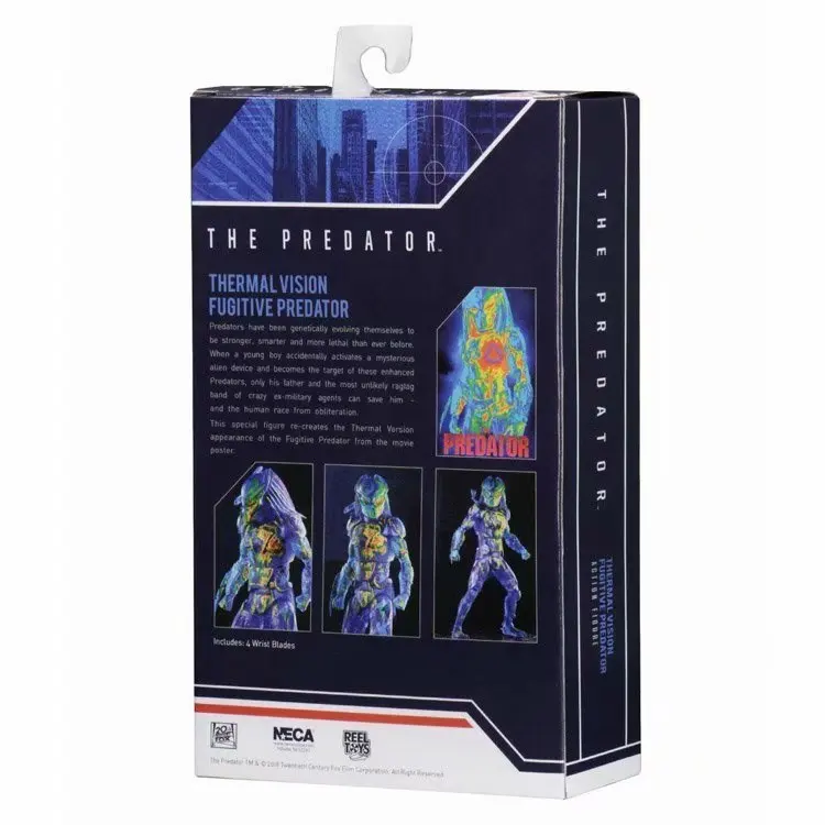 7 2 дюймов Оригинальный NECA фигурка игрушки Термальность видение утечек Хищник