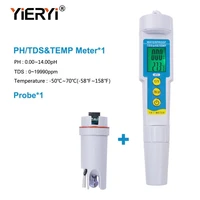 2019 yieryi ph 986 3 in 1 water tester multi parameter ph monitor tds ph meter aquarium acidometer drink water quality analyser