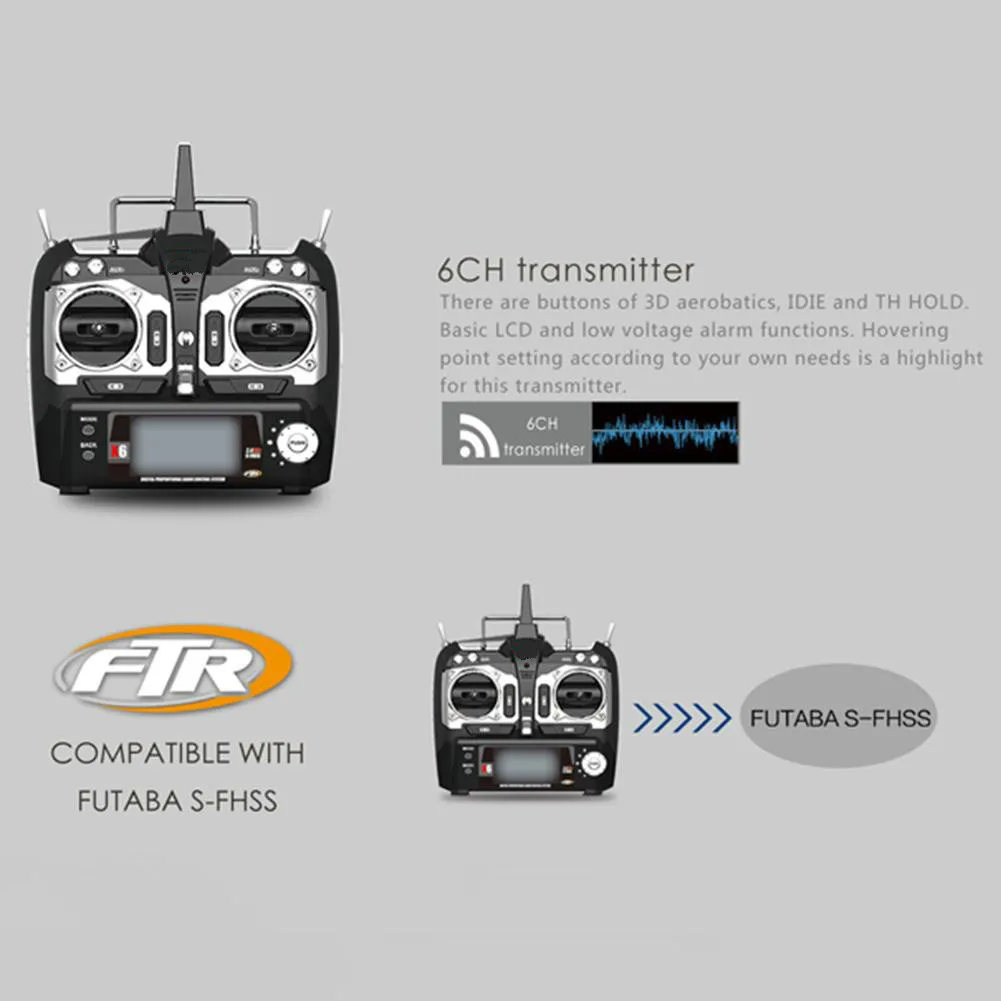 RC Helicoper K124 bnf RTF 6CH бесщеточный двигатель 3D вертолет система совместима с FUTABA S-FHSS дистанционное управление самолетом игрушки